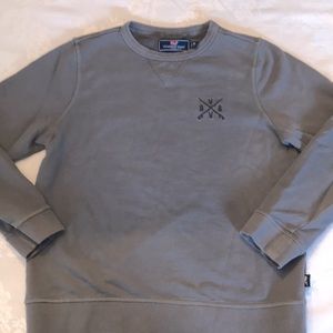 Boys Vineyard Vines grey crew neck sweatshirt, MED